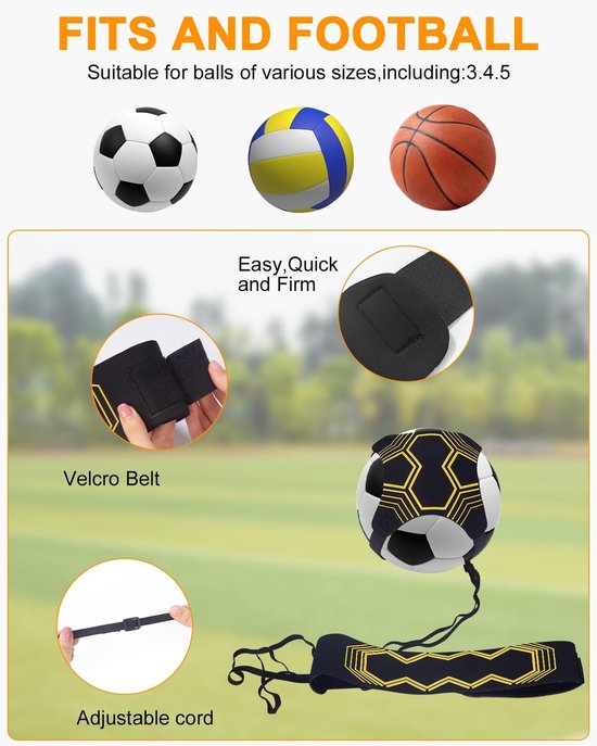 RFWR® Voetbal Trainingsmateriaal Set voor Solo Training, Behendigheidsladder en Kegelset - Verbeter Snelheid en Techniek van Merkloos — afbeelding 2