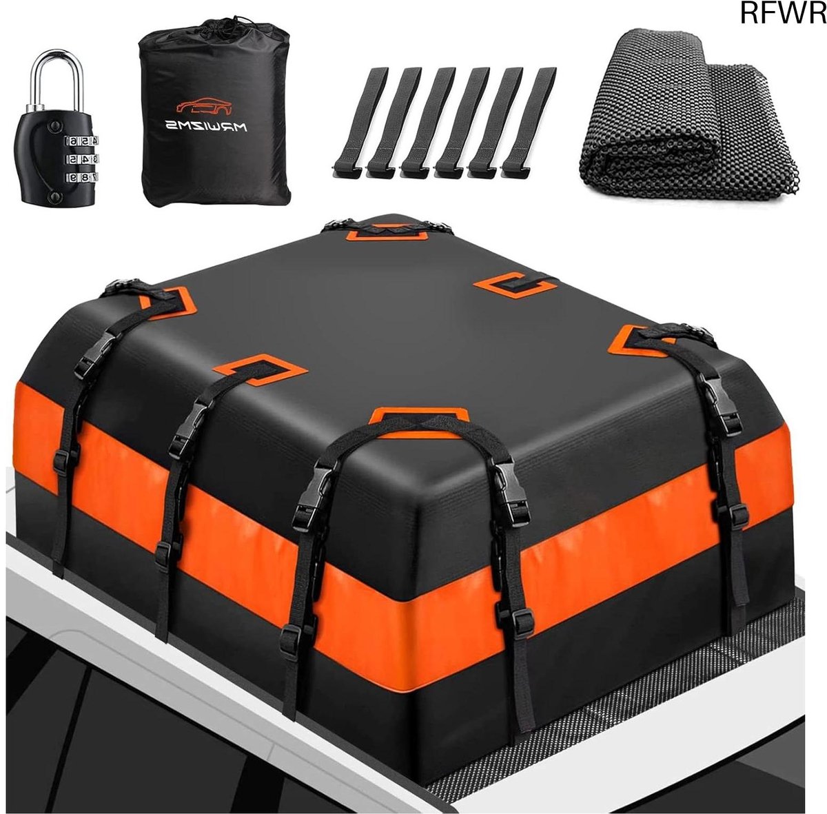 RFWR® Dakkoffer 21m³ Vouwbaar Waterdicht voor Bagage Transport