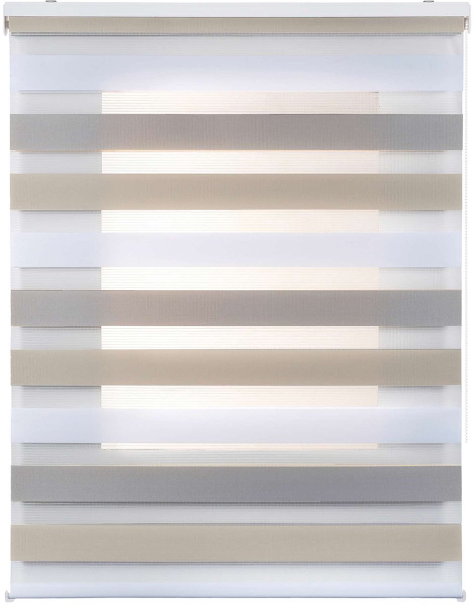 Storesdeco Duo rolgrodijn – stijlvol dubbel textiel driekleur, 60x180 cm Multi