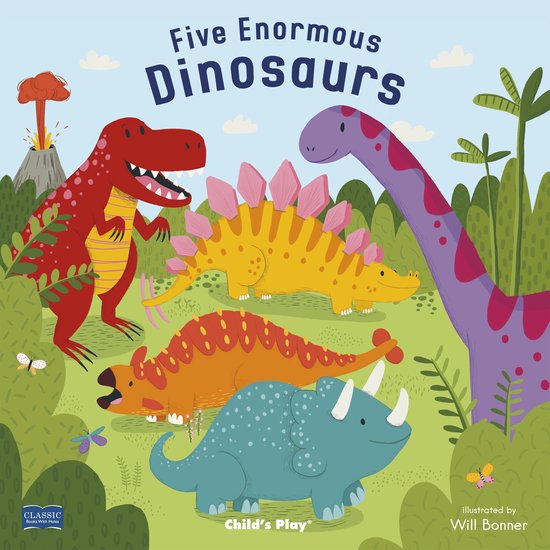 Five Enormous Dinosaurs - cover
