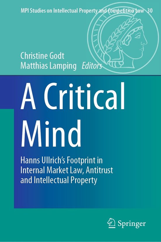 MPI Studies on Intellectual Property and Competition Law30-A ... - cover