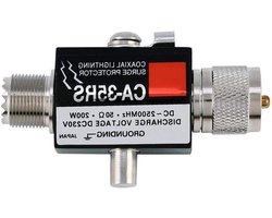 JGS Premium - Coaxiale overspanningsbeveiliging 50Ω 200W met Volledige bliksembeveiliging - Voor DC 230V - UHF/UHF-connector - Betrouwbare Bescherming Tegen Overspanning