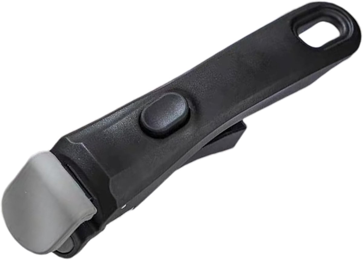 Verwijderbare pannengrepen - Ergonomische verwijderbare handgrepen - Vervangende handgrepen - Verwijderbare handgrepen - Ergonomische vervangingen voor kookgerei - Verwijderbare reservehandvatten - zwart