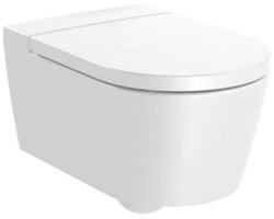 Roca Inspira - Hangend toilet, Rimless, wit A346527000