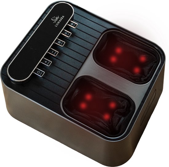 LunaSea's Voetmassage Apparaat Draadloos Grijs/Zwart - LunaSea's - €49,95