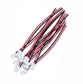 Micro kabelstekker, Micro JST 1,25 mm, 2-polige stekker en bus met kabel (20 sets/verpakking) (2pin Micro kabelstekker, Micro JST 1,25 mm, 2-polige stekker en bus met kabel (20 sets/verpakking) (2pin