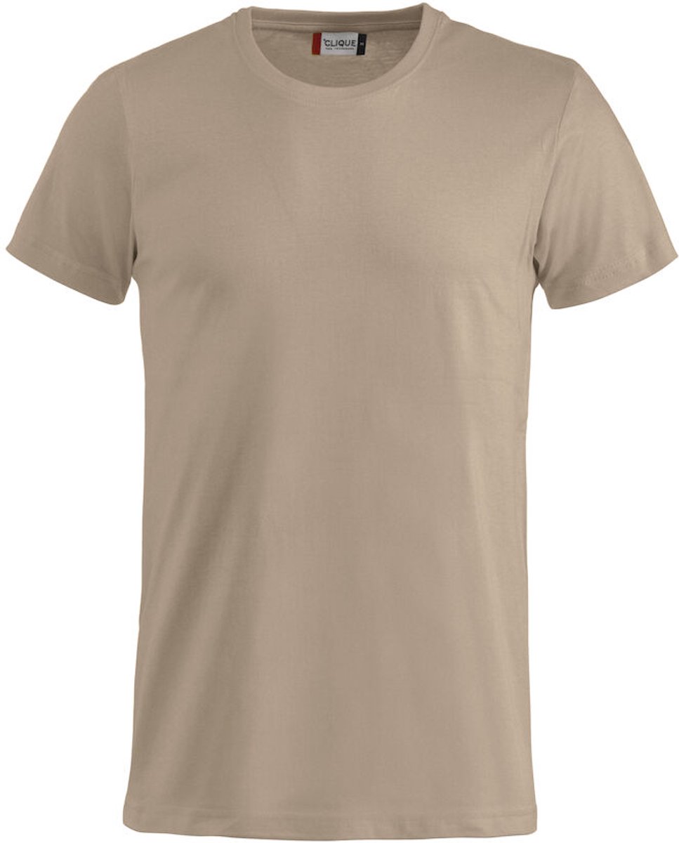 Basic-T bodyfit T-shirt 145 gr/m2 caffe latte xs