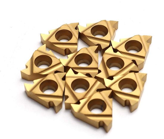 Foto: Zeynomax carbide invoert interne schroefdraad snij eenheden set van 10 stuks