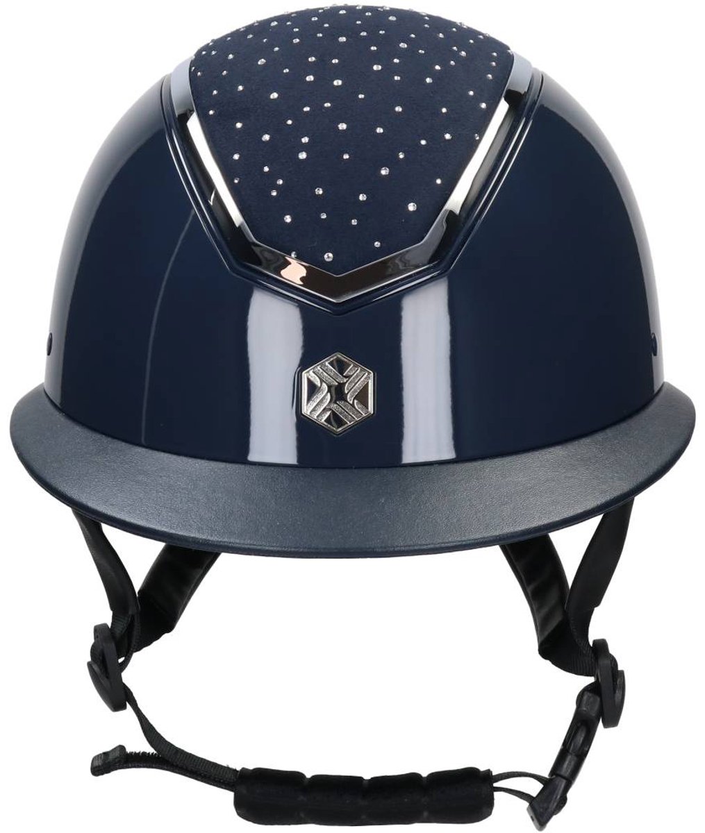 Charles Owen Veiligheidshelm Charles Owen Kylo Crystal Mips Brede Klep Donkerblauw