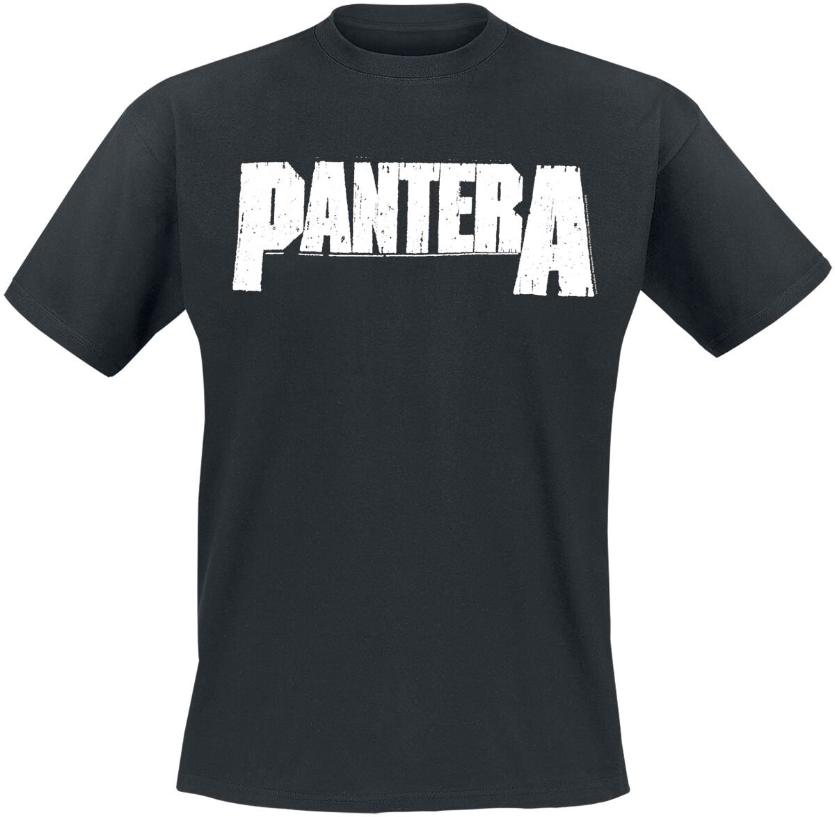 Pantera Logo - Heavyweight Heren T-shirt - zwart - 4XL