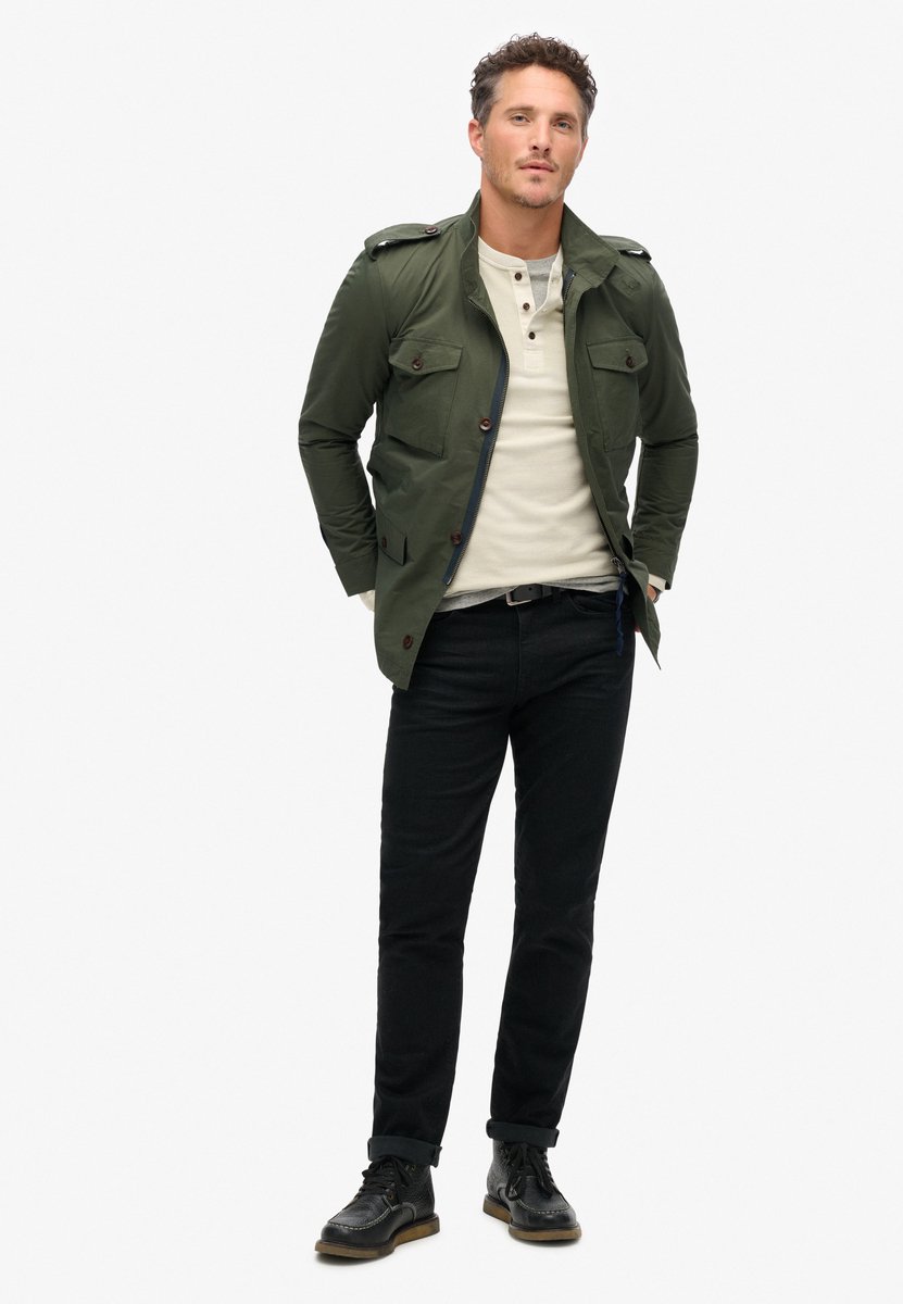 Superdry The Merchant Store Technische Field jas Heren Buitenjassen Groen