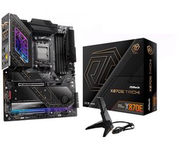 AsRock X870E Taichi - Moederbord - ATX - AMD X870 - Socket AM5 - DDR5 - USB 4 - Wi-Fi 7 - Realtek Audio