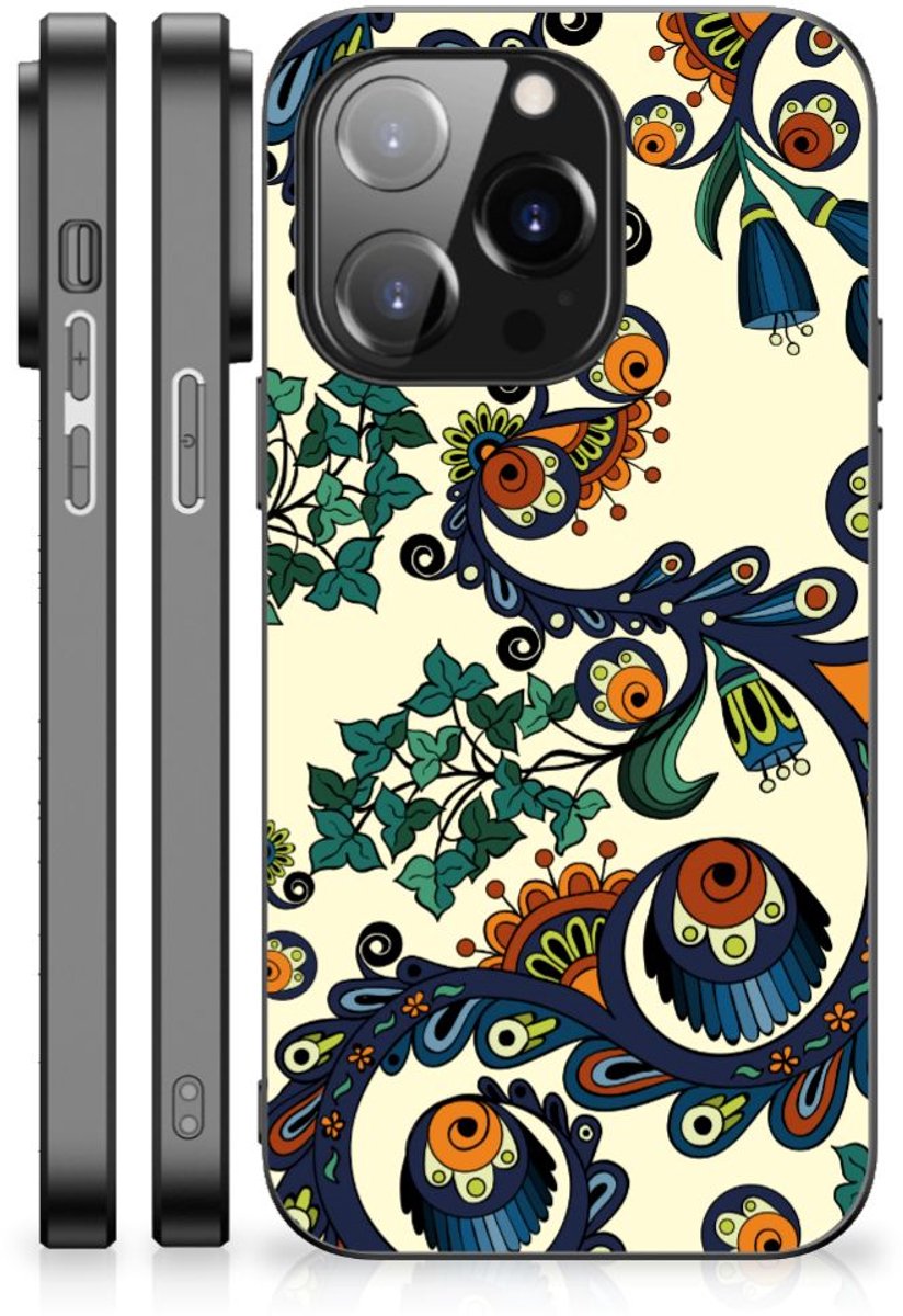 Back Cover iPhone 14 Pro Barok Flower