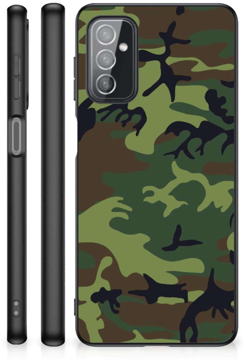Samsung Galaxy M52 Back Case Army Dark