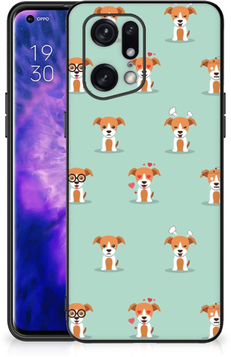 OPPO Find X5 Pro Dierenprint Telefoonhoesje Pups