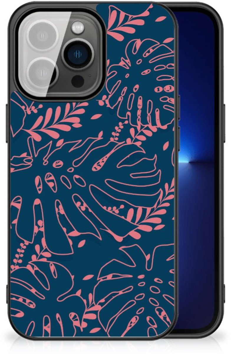iPhone 13 Pro Bloemen Hoesje Palm Leaves