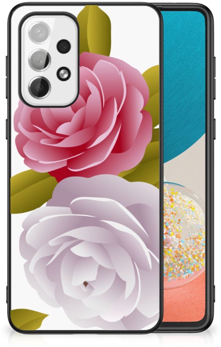 Samsung Galaxy A73 Bloemen Hoesje Roses