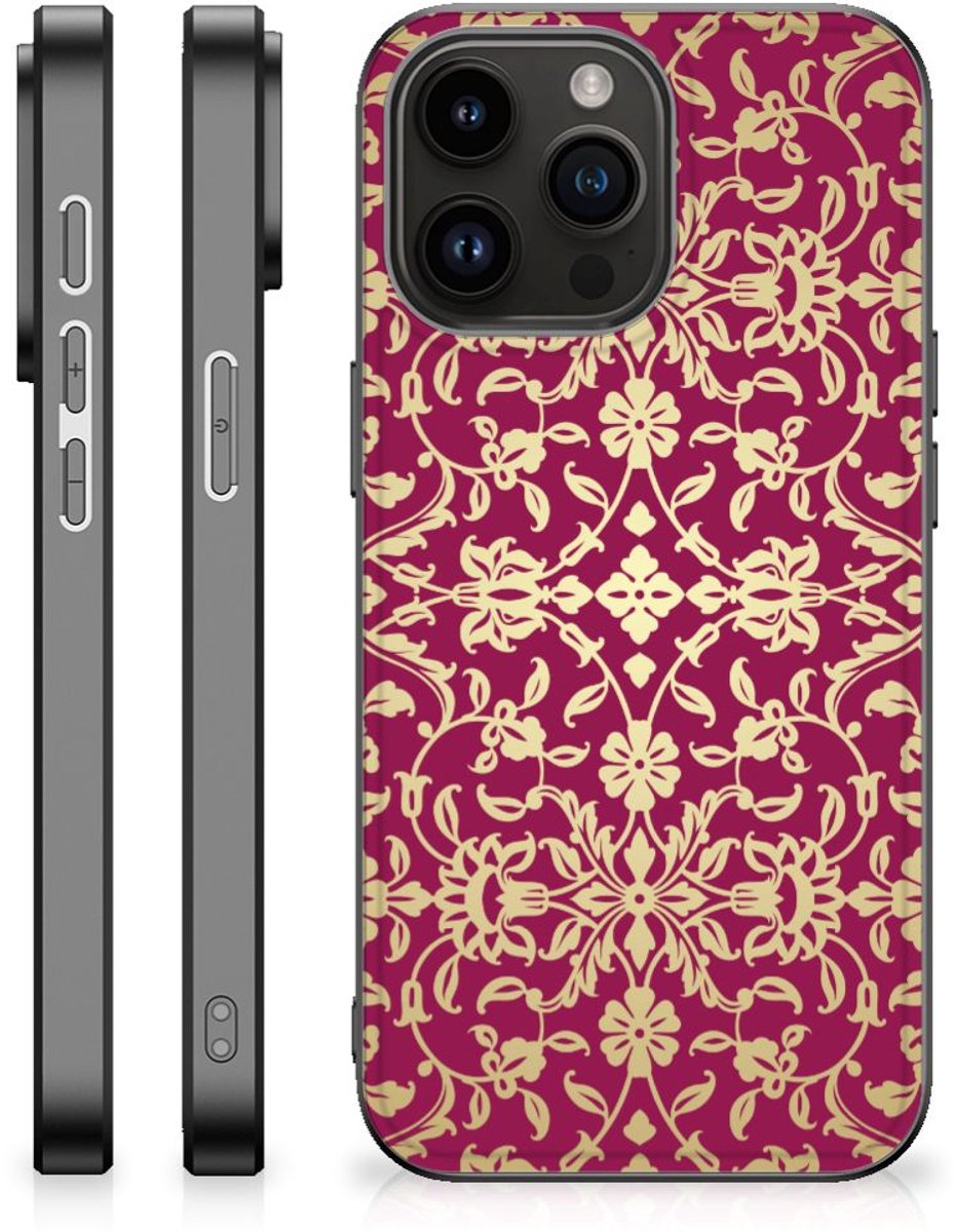 Back Cover iPhone 15 Pro Max Barok Pink