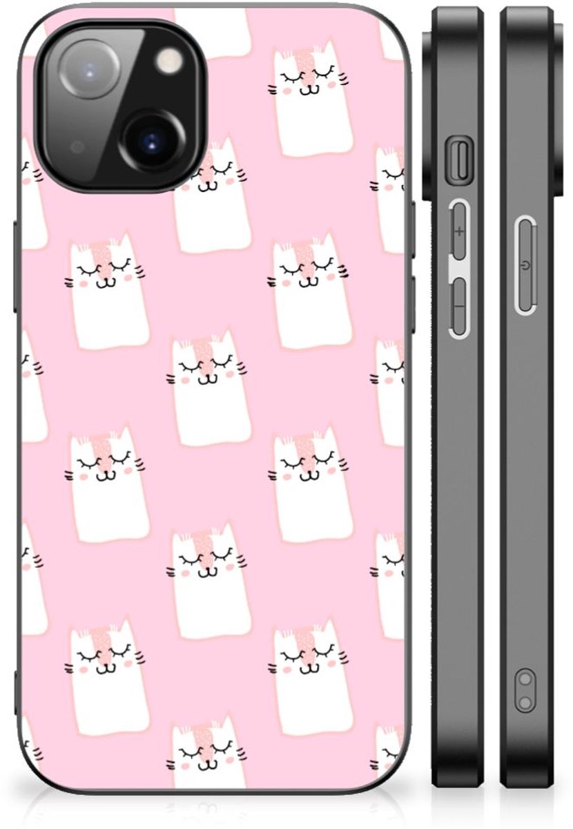Apple iPhone 13/14 Dierenprint Telefoonhoesje Sleeping Cats