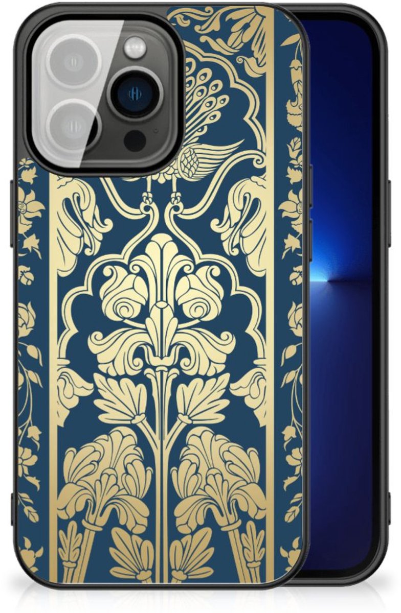 iPhone 13 Pro Bloemen Hoesje Beige Flowers