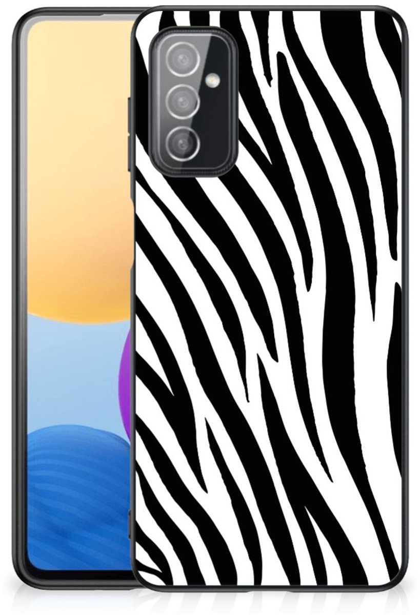 Samsung Galaxy M52 Dierenprint Telefoonhoesje Zebra