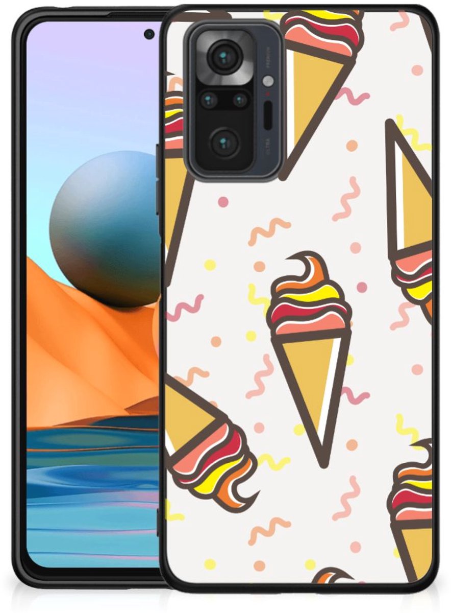 Xiaomi Redmi Note 10 Pro Back Cover Hoesje Icecream