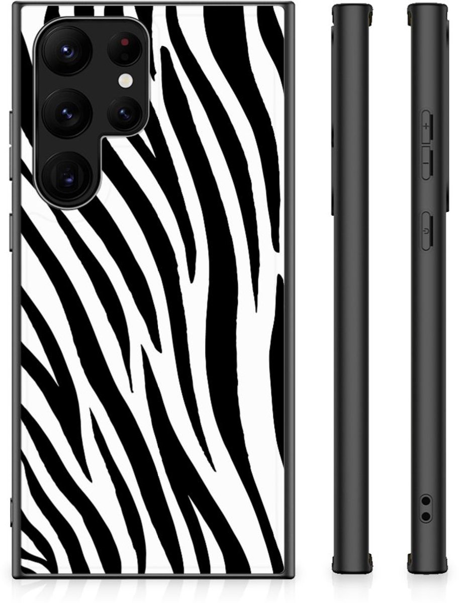 Samsung Galaxy S23 Ultra Dierenprint Telefoonhoesje Zebra