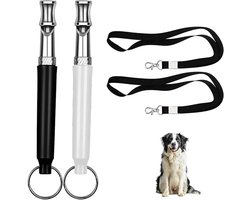 EXCITAT 2-delige hondenfluit - Ultrasoon hond - Met koord - Voor hondentraining
