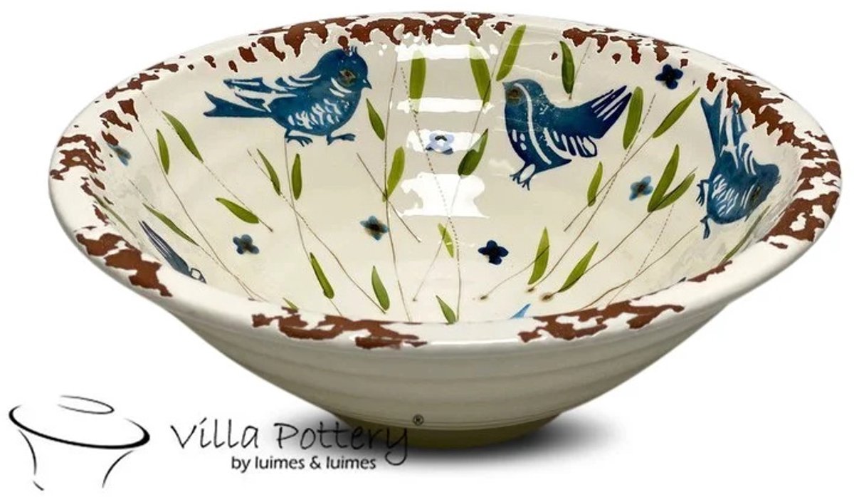 Blauwe Babette Bird Bowl Mix 29 x 11