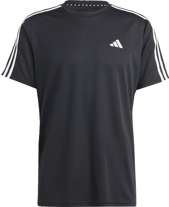 adidas Performance Train Essentials 3-Stripes Training T-shirt - Heren - Zwart- XL