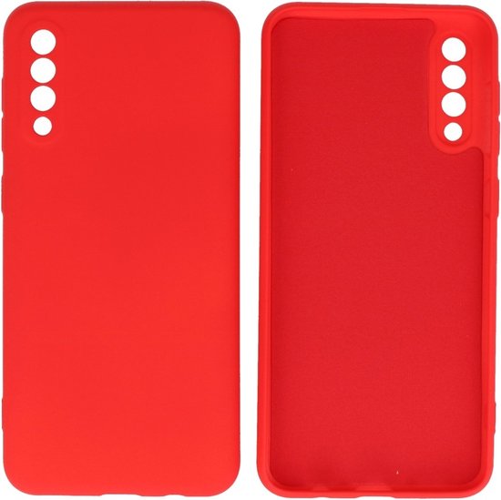 Fashion Backcover Telefoonhoesje - Color Hoesje - Geschikt voor Samsung Galaxy A50/s - Rood