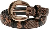 Riem Urban Classics - S/M- Serpent Cuir Synthétique Beige / Zwart