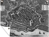 Affiche ancienne et historique de la ville d'Arnhem Garden en noir et blanc - Carte 40x30 cm - petite - Toile de jardin / Toile d'extérieur / Peintures pour l'extérieur (décoration de jardin)
