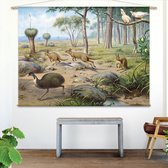 Wandkleed Uit de Australische dierenwereld van M.A. Koekkoek - XL: Landscape 175 x 130 cm