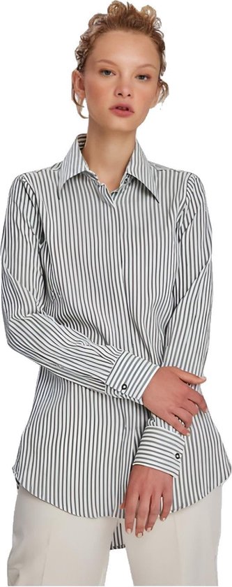 Blouse Jurk Splitleave Groen Wl167134 240