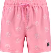 Son of a beach jongens zwembroek - strandbal - Roze - maat 146/152