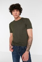 Trendyol TMNSS22TS0271 Volwassenen Mannen T-shirt 1 - Khaki - XL