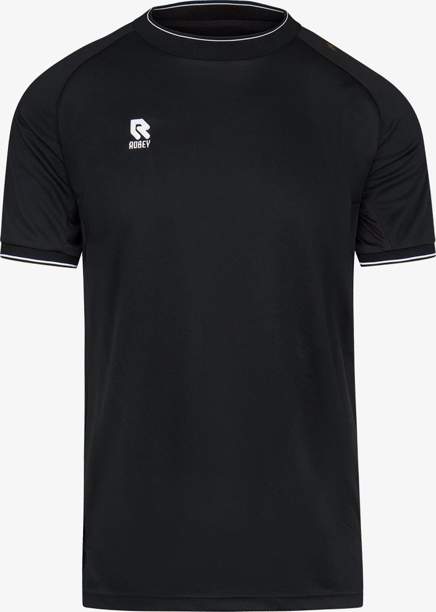 Robey Victory Shirt Korte Mouw Kinderen - Zwart | Maat: 152