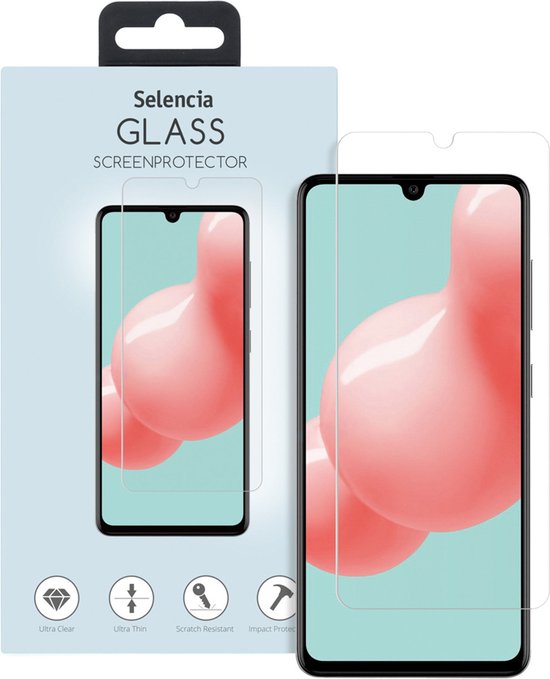 Selencia Screenprotector Geschikt voor Samsung Galaxy A41 Tempered Glass - Selencia Gehard Glas Screenprotector