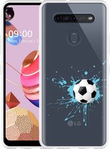 LG K51S Hoesje Soccer Ball - Designed by Cazy