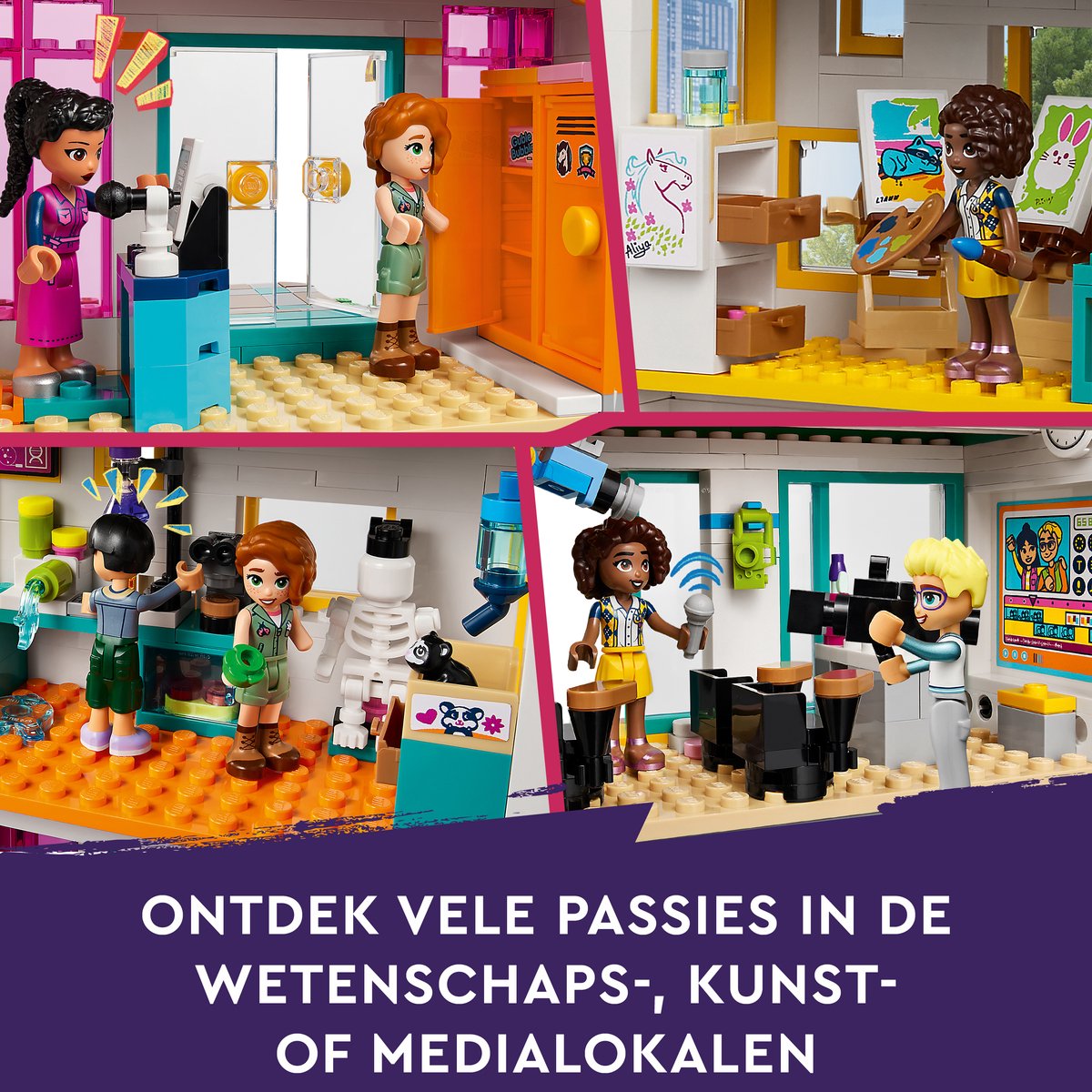 LEGO Friends Heartlake Internationale school Speelgoed met 5 Minipoppetjes -41731 — afbeelding 19