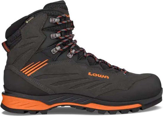 LOWA Cadin II Goretex Mid Chaussures de randonnée - Anthracite / Flame - Homme - EU 42.5