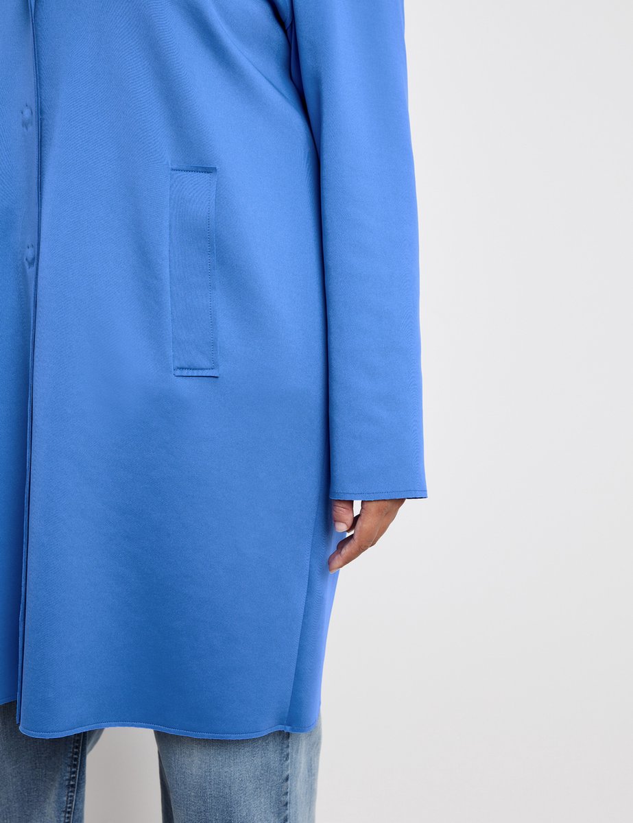 SAMOON Dames Jas Blue Bonnet-52