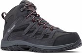 Columbia Crestwood Mid Chaussures de randonnée Bottes Hommes Imperméables - Bottes de Montagne Hommes - Grijs - Taille 43
