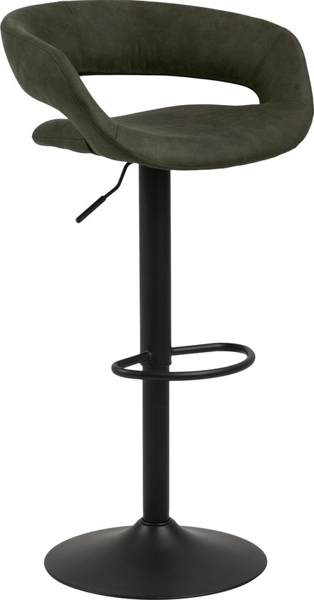 Sohome Barkruk - set van 2 - Larell - - zithoogte 59-80cm - Olive Green