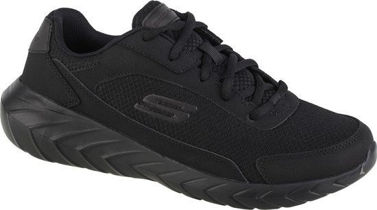 Skechers Overhaul 2.0- Enforcer 232289-BBK. Mannen. Zwart. Sneakers. maat: 40