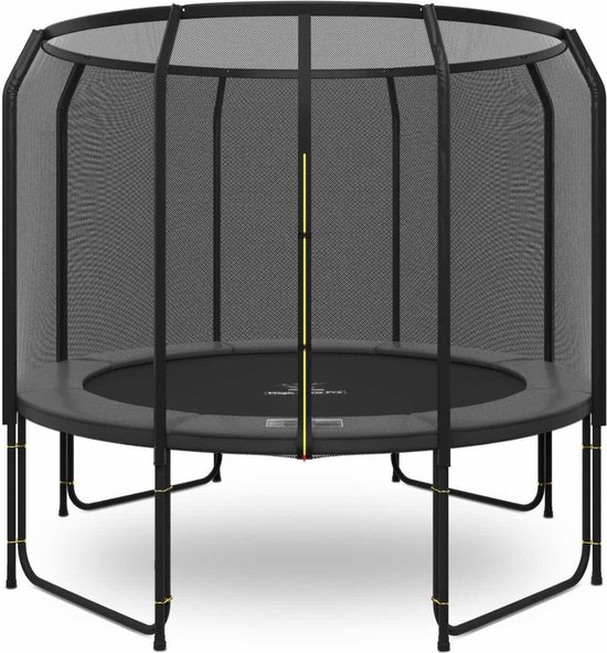 Magic Jump - Trampoline met veiligheidsnet Fiber - ø 305 cm - Grijs - Buitenspeelgoed - Outdoor