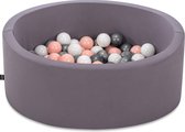 Ballenbak babys - Grijs - 150 ballen in de kleuren Wit, Grijs en Roze - Ballenbak baby - Ballenbakken - Ballenbak baby