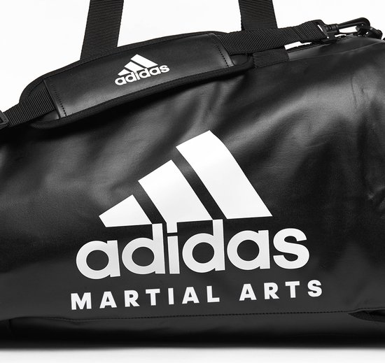 Sac de sport et sac à dos Adidas | Faux cuir | noir avec logo blanc -  Couleur du... | bol
