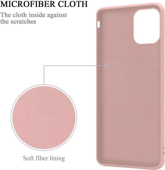 Coque Cadorabo pour Apple iPhone 11 PRO MAX en ROSE LIQUIDE - Coque de protection en silicone TPU souple avec anneau
